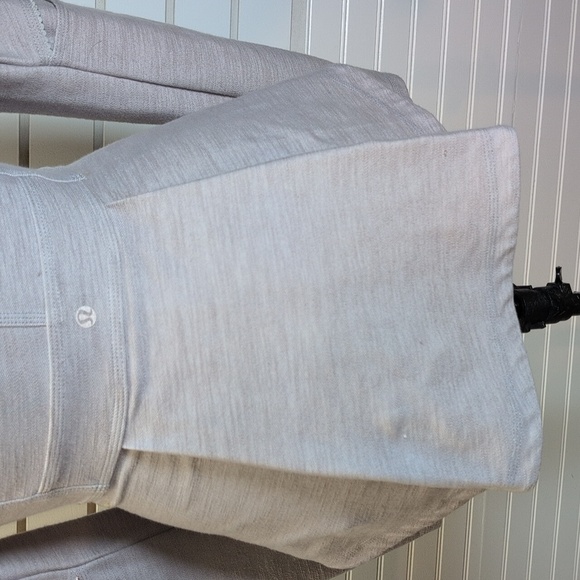 Lululemon Ride On Rock Blazer Moto Jacket Convertible Fossil Gray Size 4 - Picture 10 of 12